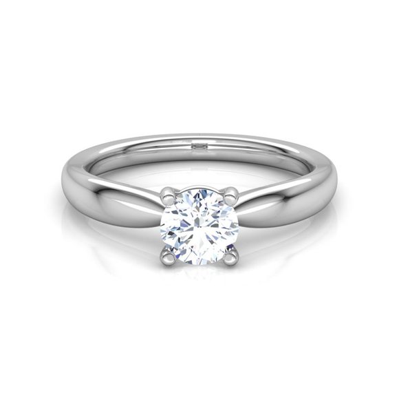2 CT Classic Solitaire Moissanite Engagement Ring - Picture 2 of 6